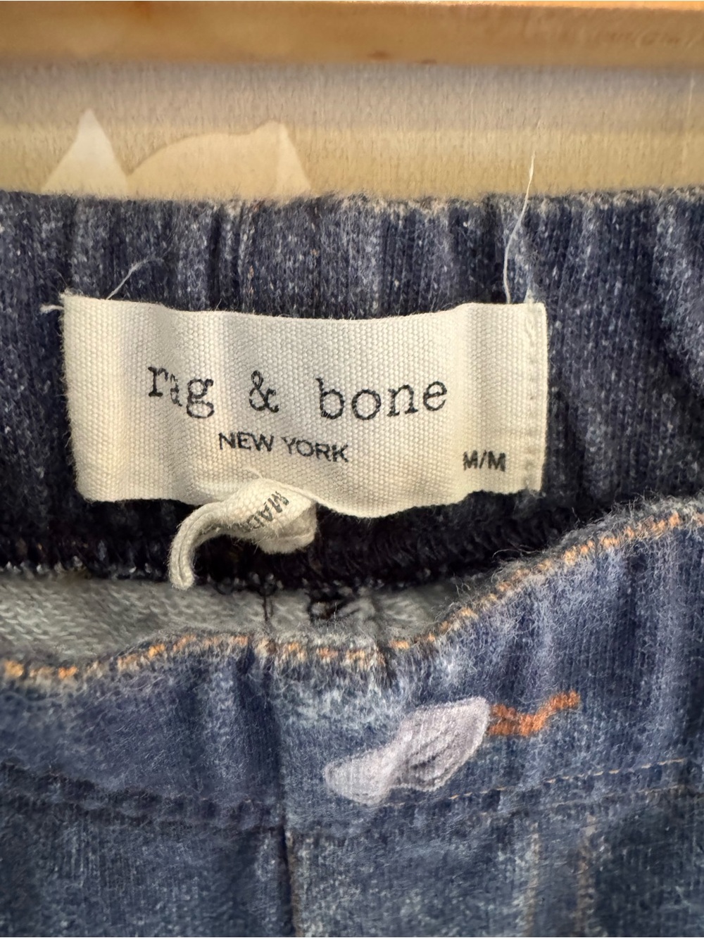 rag & bone women’s Washed Blue Denim-Style Jeans